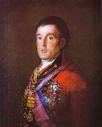 Francisco Jose de Goya Portrait of the Duke of Wellington. oil painting reproduction